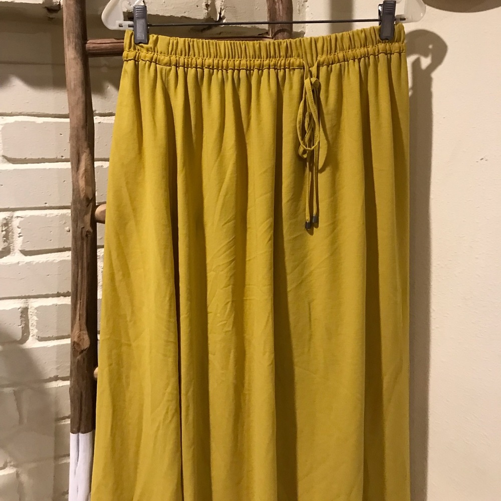 Yellow Maxi Skirt